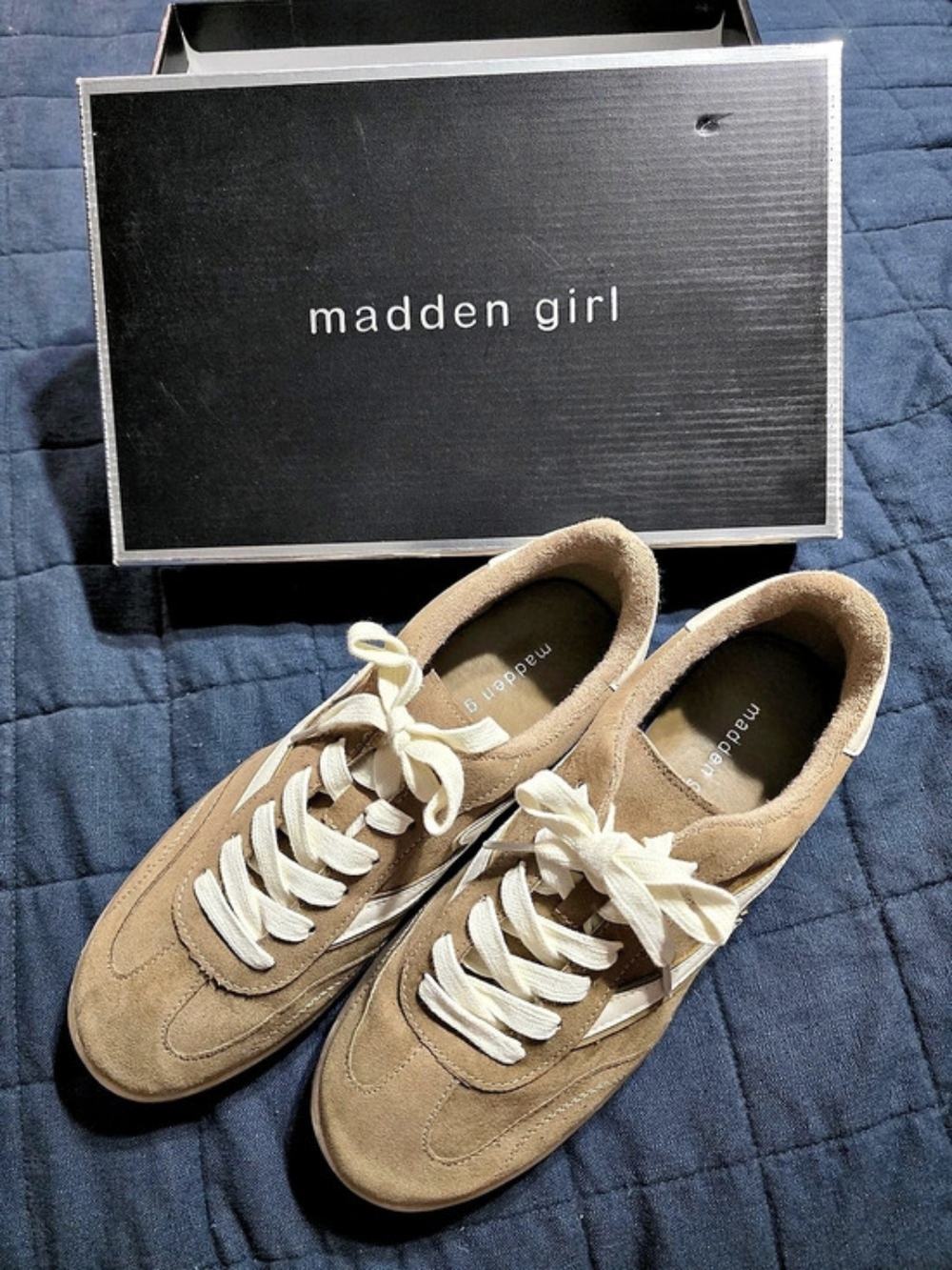 madden girl GIIA Sneakers Brown & White US 9